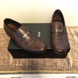 Hugo Boss Dikko Mens Dress Shoes Medium Brown 9